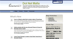 Desktop Screenshot of dotnetmafia.com
